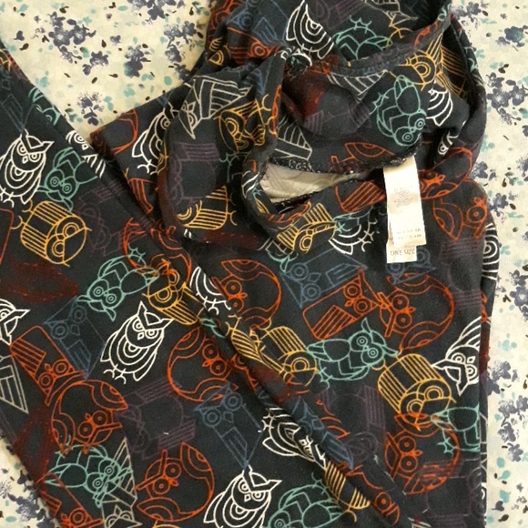 Lularoe legging owl print One size - Picture 3 of 3